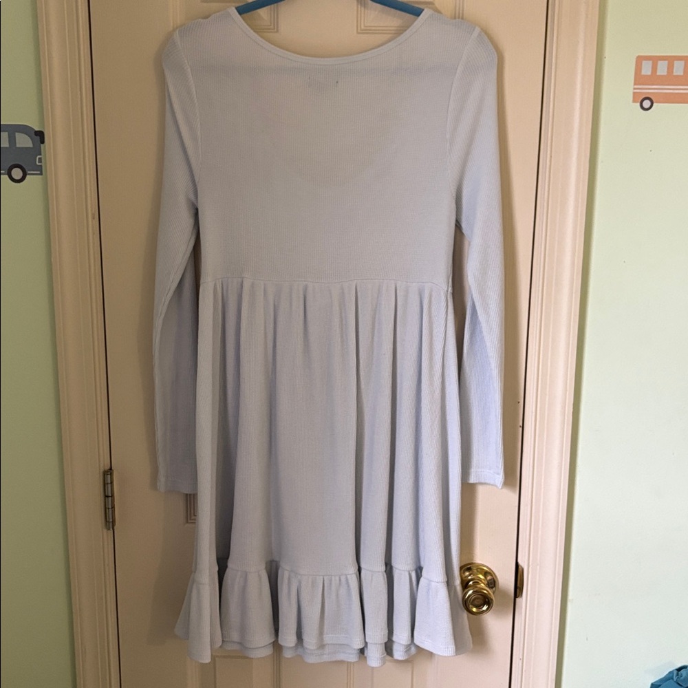 wild fable Light Blue Ribbed Dress - Picture 3 of 5
